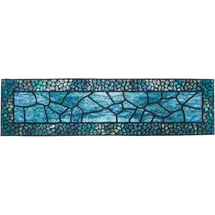 Andiamo Stufenmatte 24 x 90 cm Blau/Türkis