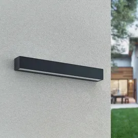 ARCCHIO Außenwandleuchte Aluminium 6,0 cm grau 2-flammig