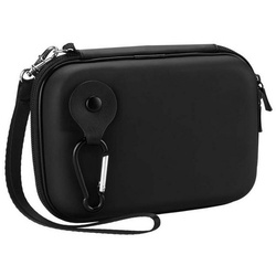 GelldG Festplattentasche Tasche für Externe Festplatten, hart Hülle Case schwarz