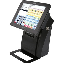 OLYMPIA Touch 200 Registrierkasse 3 Jahre TSE Lizenz Android Betriebssystem, Schwarz