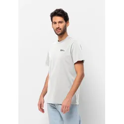 T-Shirt JACK WOLFSKIN "ESSENTIAL T M", Herren, Gr. L (52), weiß, Obermaterial: 100% Cotton organic; Kontrast: 100% Cotton organic, Shirts
