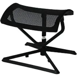 AMSTYLE Höhenverstellbare Fußstütze 430 x 330 x 460 mm Schwarz