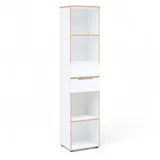 Innostyle Memphis Aktenregal 45 x 197 x 38 cm weiß