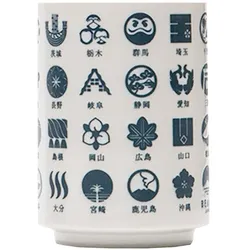 BEAMS Japan LOGO SUSHI CUP - Blau/Weiss - OSFA