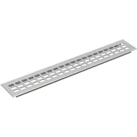 vasalat Lüftungsgitter 600x60 mm Aluminium natur eloxiert