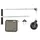 Croozer Bollerwagen-Set Cargo grau