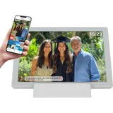 Denver Frameo PFF-1070 weiss 16GB mobil 25,4 cm (10,1 Zoll) Bilderrahmen (16GB Speicher, 1280 x 800 Pixel, 16:10 Seitenverhältnis)