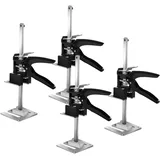 Vkechh Arm Handwerkzeug, Arbeitssparender Heber 4 Stück, 30cm Höhenregler Bis Zu 240 KG, Handhebewerkzeug, Tür- und Holzplatten-Hebebühne