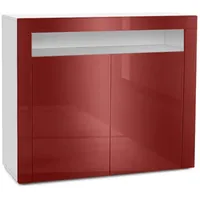 Vladon Kommode, Bordeaux, 108x92x40 cm, Wohnzimmer, Kommoden & Sideboards,