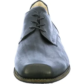 THINK! Herren GURU chromfrei gegerbte nachhaltige Halbschuhe, Schwarz 0010