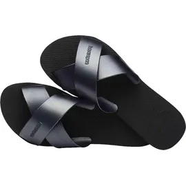 havaianas Aqua Metallic Damen Schwarz 35