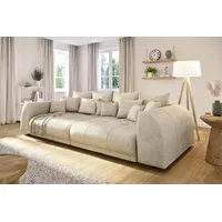 s-style möbel BIGSOFA Levana 5 Sitzer Beige Cord-Stoff