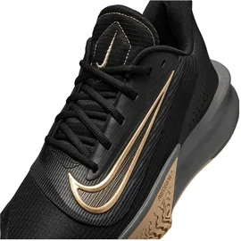 Nike Precision 7 Sneaker, Black Metallic Gold Parachute, 44.5