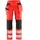 Blåkläder Damen Warnschutz Handwerkerhose "7163" - C42 - rot/schwarz