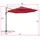 Tectake Daria Ø 300 cm Rot