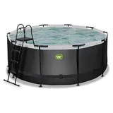EXIT TOYS Black Leather Pool rund