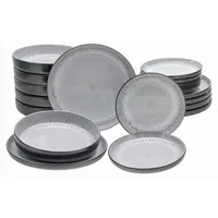 CreaTable Nordic Fjord Tafelservice 18-tlg. grau