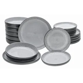 CreaTable Nordic Fjord Tafelservice 18-tlg. grau