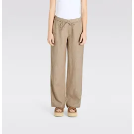 MAC Chiara Belt Leinenhose Braun 42 32