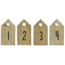 ib laursen Advents Anhänger Set 1-4 Kerze 4 St. Braun