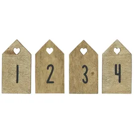 ib laursen Advents Anhänger Set 1-4 Kerze 4 St. Braun