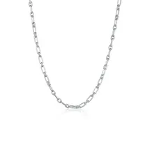KUZZOI Halsketten - Halskette Halskette Gliederkette 925 Sterling Silb - Gr. unisize - in Silber - für Damen
