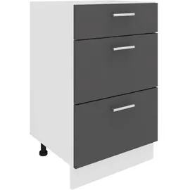 VCM Unterschrank Esilo 50 x 46 x 82 cm Grau