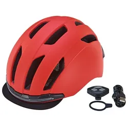 PROPHETE Fahrradhelm »ECO Urban«, Inmold Technologie, Größe: 58-61 cm, rot
