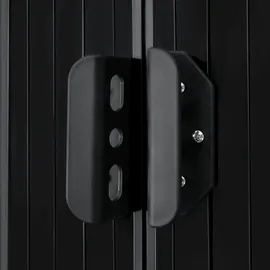 vidaXL Gartenschuppen 1,8 x 1,1 m anthrazit