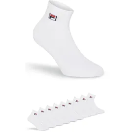 Fila UNISEX QUARTER PLAIN SOCKS 9 Paare Weiß 35-38