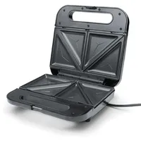 KORONA XXL Sandwichmaker Antihaftbeschichtung, Überhitzungsschutz, Automatische Temperaturanpassung, Kontrollleuchte Schwarz