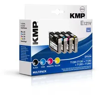 KMP E121V schwarz, cyan, magenta, gelb Tintenpatronen ersetzen Epson
