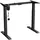 Ergo Office Sitz-Steh-Schreibtisch Tischgestell Elektrisch Höhenverstellbarer Schreibtisch max. Höhe 123 cm Touchpanel Bürotisch bis 70kg ohne Tischplatte Schwarz