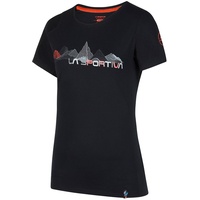 La Sportiva Peaks Short Sleeve T-shirt Schwarz M