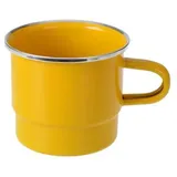 Gräwe Stapelbecher emailliert 8 cm gelb, 300 ml Inhalt