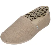 TOMS Damen Alpargata Flacher Slipper, Natural Undyed Wide Heritage