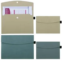 Belle Vous (4er-Pack) Blaue & Beige Akten Organizer Dokumente Ordner - Mappen Ordnersystem für Papier, Dokumente, Briefe - Unterlagen Organizer für Büro, Schule & Unternehmen