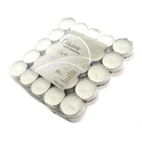 Kaemingk Teelicht Teelichter Kerzen weiß Brenndauer 4 H 50 Stück