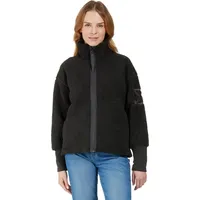 Didriksons Mella 3 - Damen Fleecejacke, Größe:34, Farbe:black -