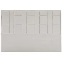 vente-unique Bettkopfteil Hermine beige