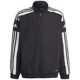 adidas Squadra 21 Präsentationsjacke Kinder Fußballjacke, schwarz - 140