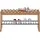MCA Furniture BANTRY Bank 88 x 45 x 30 cm beige / beige geölt