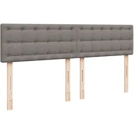 vidaXL Boxspringbett 180 x 200 cm Taupe