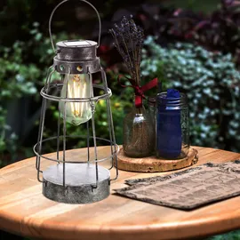 Nowa LED Solarlampe 16 x 27 cm 0,06 W silber