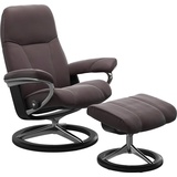 Stressless Relaxsessel STRESSLESS Consul Sessel Gr. Material Bezug, Material Gestell, Ausführung, Maße, rot (bordeau) Lesesessel und Relaxsessel