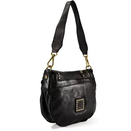 Campomaggi Gioachina Schultertasche Leder Schwarz