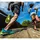 Vibram V-Run Damen black/yellow/purple 38