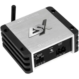 ESX QUANTUM QS-FOUR-BT | 4-Kanal Class D Mini-Verstärker mit integriertem Bluetooth für Audiostreaming und 240 W RMS | QUANTUM-SERIE