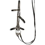 Harry's Horse Kappzaum Trense Leder Schwarz
