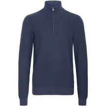 Blend Troyer BLEND "Troyer BHPullover", Herren, Gr. 3XL, blau (marineblaus), Obermaterial: 100% Baumwolle CO., Pullover Troyer